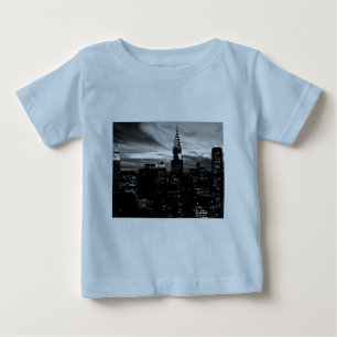 T-shirt Nova Iorque preto e branco