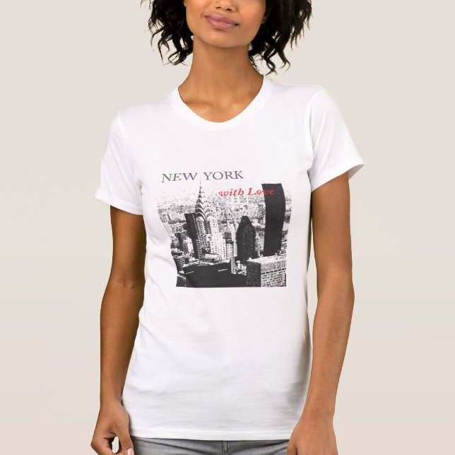 T-shirt Nova York com amor (Frente)