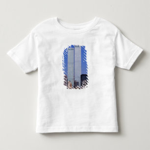 T-shirt Nova York, EUA. Torres gêmeas do famoso mundo
