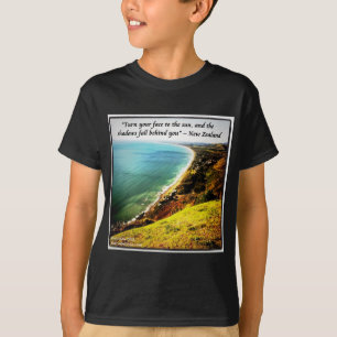 T-shirt Nova Zelândia Deslumbrante E Provérbio Famoso