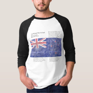 T-shirt Nova Zelândia - Deus Defenda a Nova Zelândia