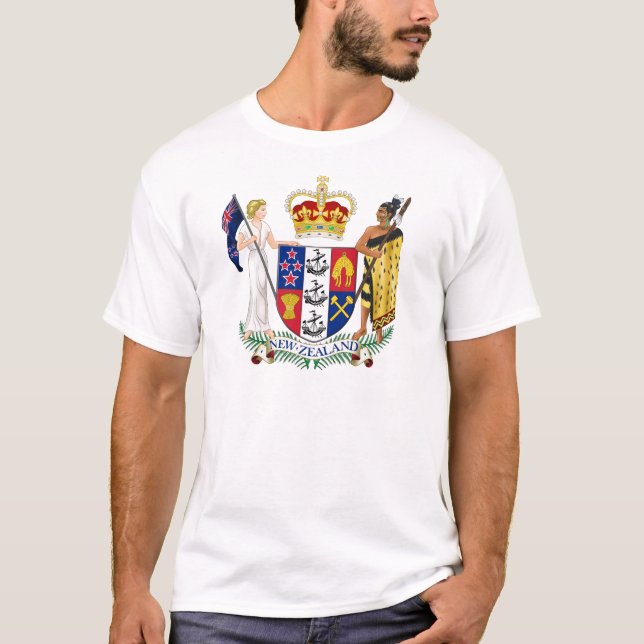 T-shirt Nova Zelândia NZ (Frente)