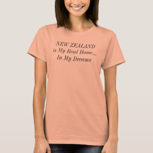 T-shirt NOVA ZELÂNDIA Viagem para Casa dos Sonhos