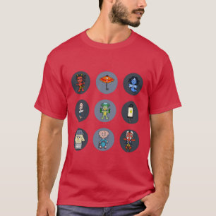 T-shirt Nove Monstros Yokai Japoneses