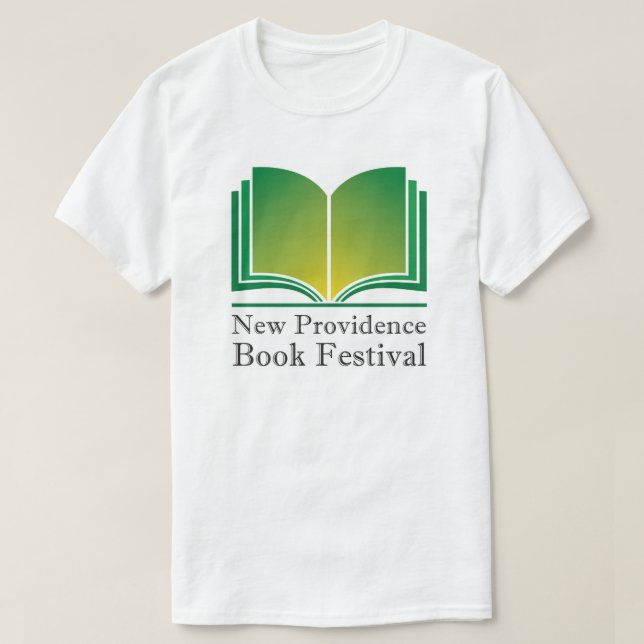 T-shirt novo do festival do livro do providência (Frente do Design)