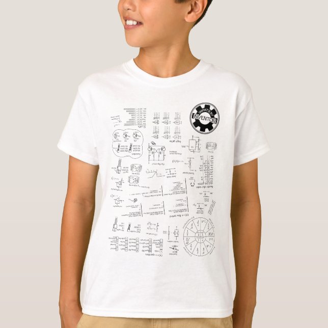 T-shirt novo do invertopedia dos inventores (Frente)