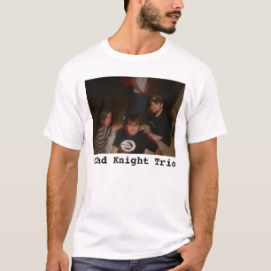 T-shirt novo do partido do trio do cavaleiro de