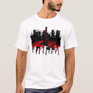 T-shirt Novo meu LA. da cidade