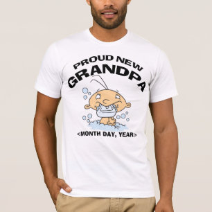 T-shirt novo orgulhoso personalizado do vovô