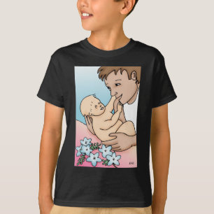T-shirt Novo Pai e Bebê