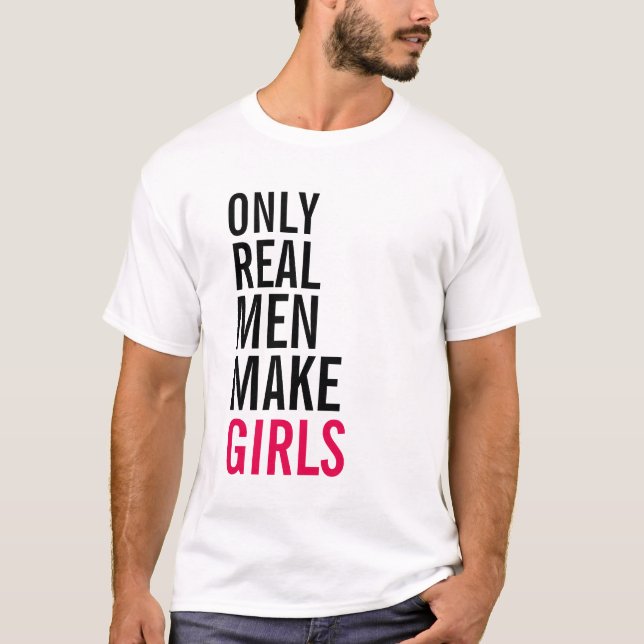 T-shirt Novo papai - chá de fraldas (Frente)