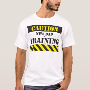 T-shirt Novo papai do cuidado no treinamento