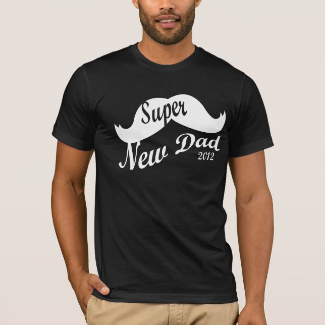 T-shirt Novo papai super (Frente)