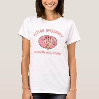 T-shirt novo personalizado do bebé das mamães
