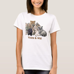 T-shirt novo & selvagem da arte