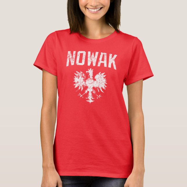 T-shirt Nowak bonito Eagle polonês (Frente)