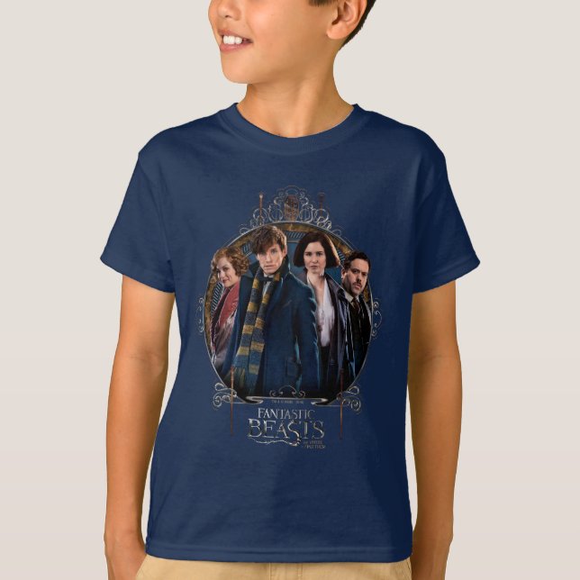 T-shirt NOWT SCAMANDER™ e Arte da Empresa Quadro Nouveau (Frente)
