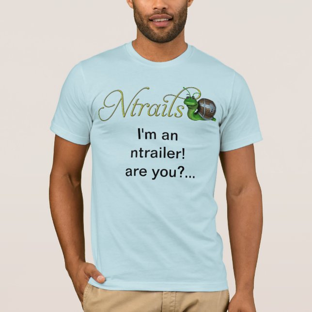 T-shirt Ntrails em sua cara (Frente)