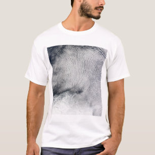 T-shirt Nuble-se padrões e gelo marinho no Ocea do sul
