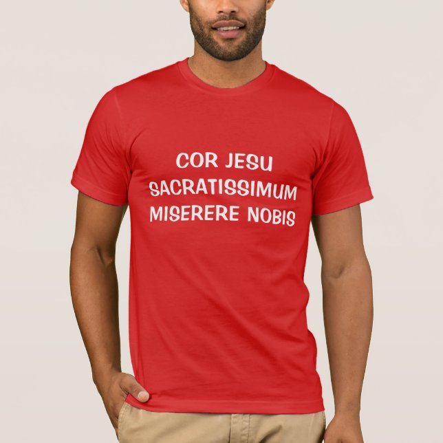 T-SHIRT NÚCLEO JESU SACRATISSIMUM MISERERE NOBIS CAMISIA (Frente)