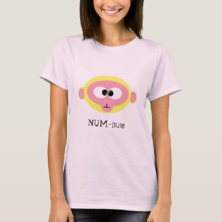 T-shirt Numérico-numérico (amarelo)