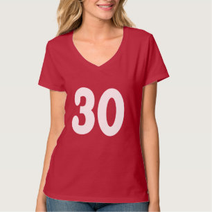 T-shirt Número elegante 30