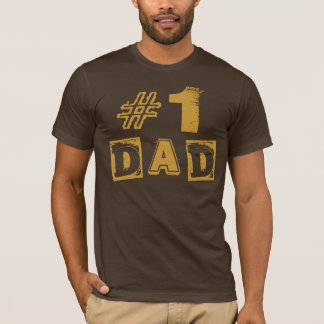 T-Shirt Número Um Pai Grunge Jersey