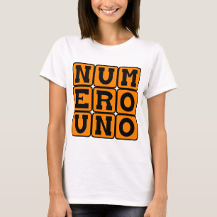 T-shirt Número Uno, Número Um em espanhol