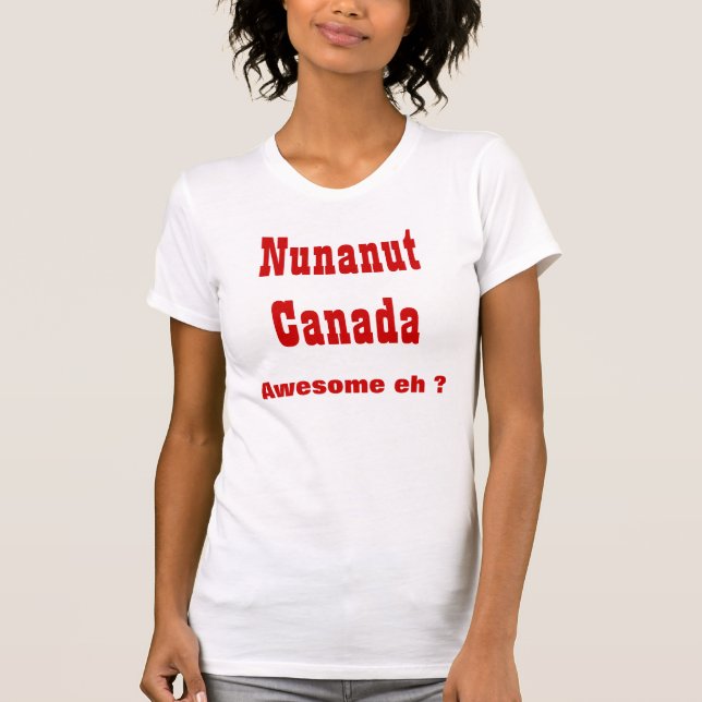 T-shirt Nunavut Canada (Frente)