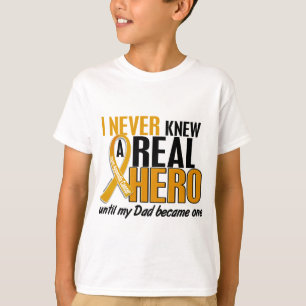 T-shirt Nunca conheceu um cancer do apêndice do pai do