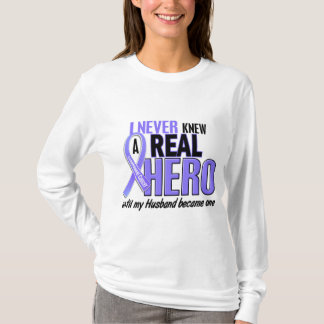 T-shirt Nunca conheceu um cancer esofágico do marido do