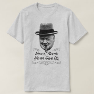 T-shirt Nunca dê acima a Winston o T inspirador da guerra