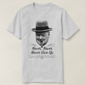 T-shirt Nunca dê acima a Winston o T inspirador da guerra
