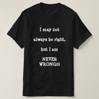 T-Shirt NUNCA ERRADO