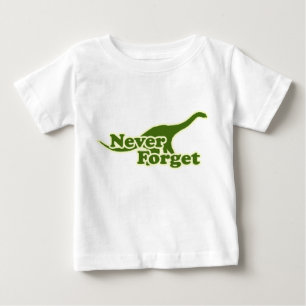 T-shirt Nunca Esqueça os Dinossauros