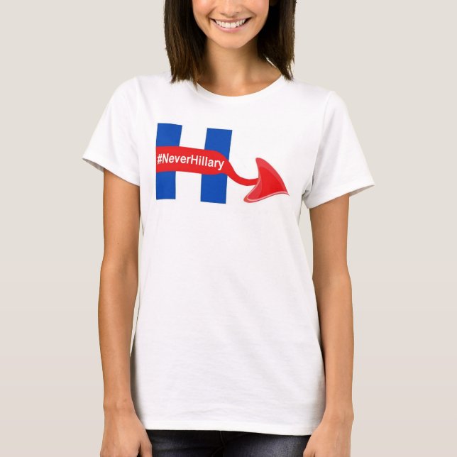 T-Shirt Nunca Hillary (Frente)