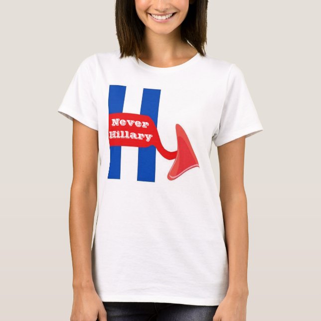 T-Shirt Nunca Hillary (Frente)