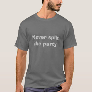 T-shirt Nunca rache o partido