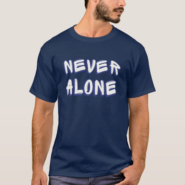 T-Shirt Nunca Sozinho (Frente)