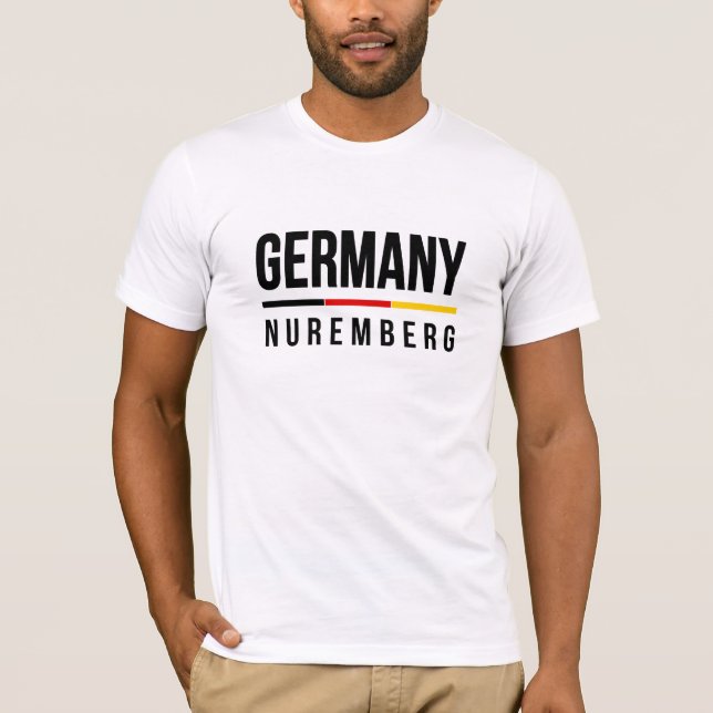 T-shirt Nuremberg Alemanha (Frente)