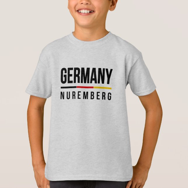 T-shirt Nuremberga Alemanha (Frente)