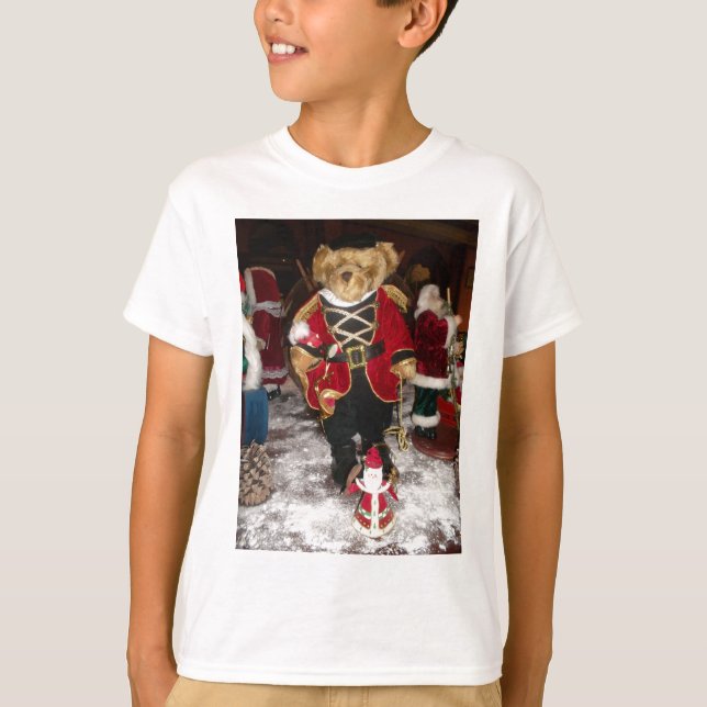 T-shirt Nutcracker Teddy Bear Natal (Frente)