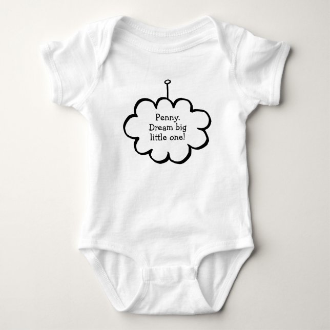 T-shirt Nuvem Personalizada na Corda (Frente)