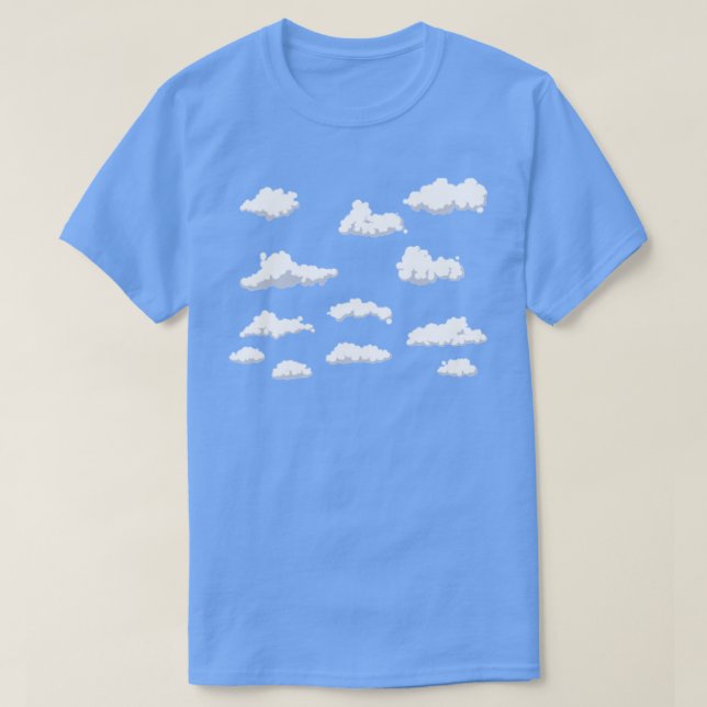 T-shirt Nuvens (Frente do Design)