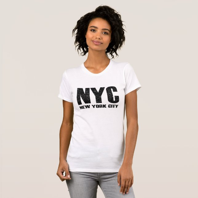 T-shirt NYC - Cidade de Nova York (Frente Completa)