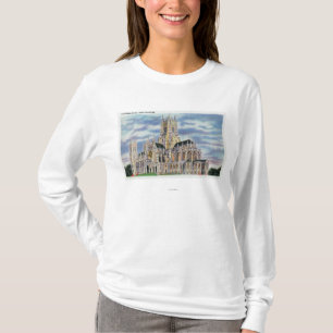 T-shirt NYC, YorkCathedral novo de St John o divino