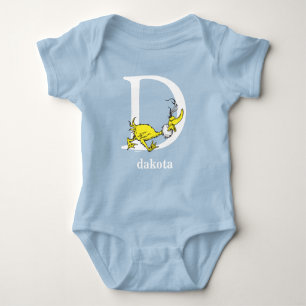 T-shirt O ABC do Dr. Seuss: Letra D - Branco   Adicione se