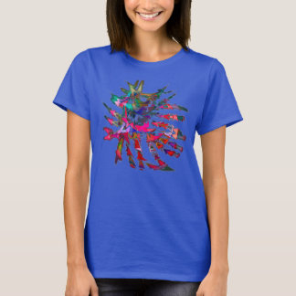 T-shirt O abstrato 1 de pensa a arte agora