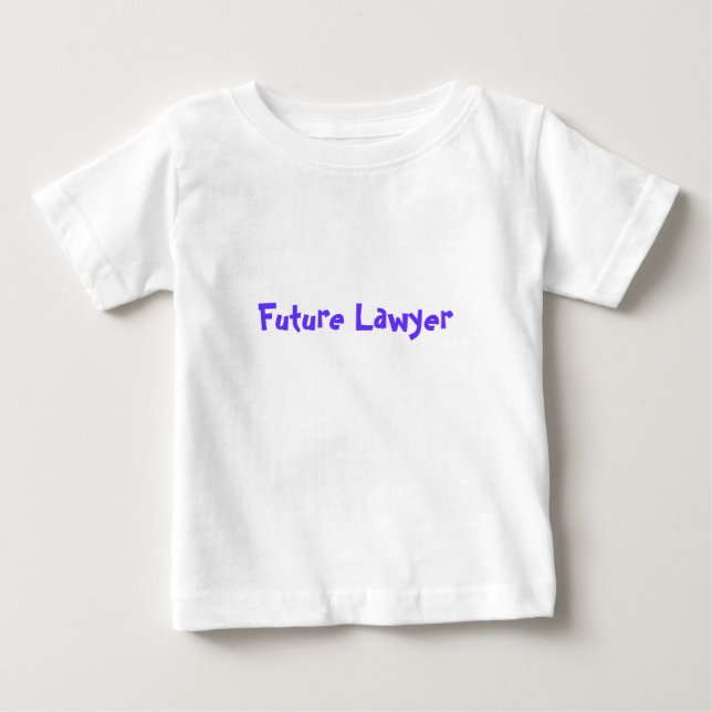 T-shirt O advogado futuro apenas gosta do pai (Frente)
