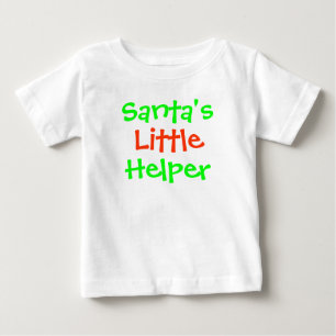 T-shirt O ajudante pequeno do papai noel